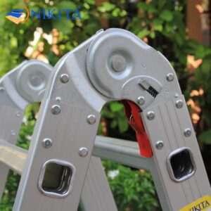 Thang nhôm chữ A khóa tự động NIKITA