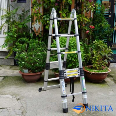 Thang nhôm rút đôi đa năng NIKITA