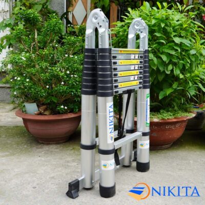 Thang nhôm rút đôi đa năng NIKITA