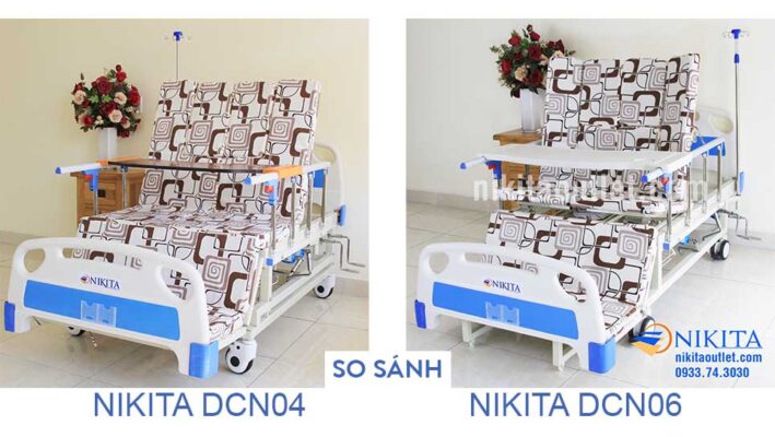 giường y tế có tay quay