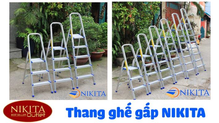 thang ghế gấp