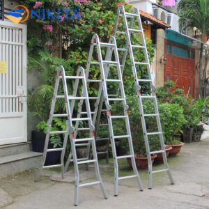 Thang nhôm gấp 4 khúc NIKITA
