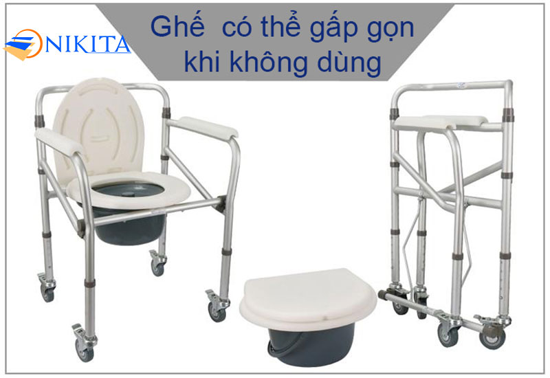Ghế bô vệ sinh cho người già NIKITA