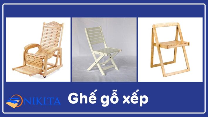 Giới thiệu các mẫu ghế gỗ xếp phổ biến hiện nay