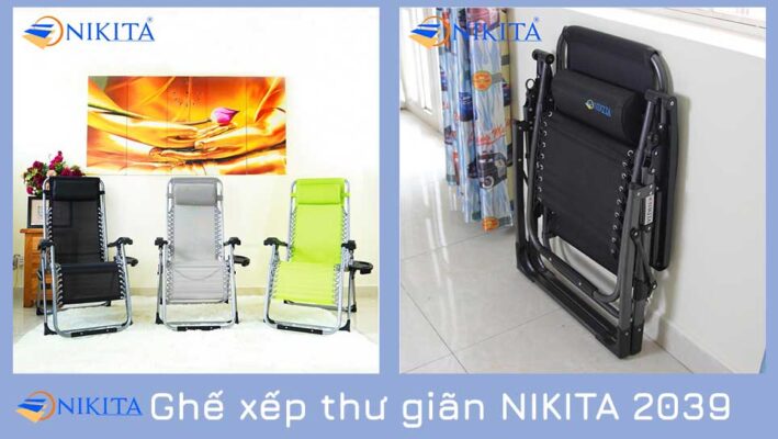 Ghế bố nằm thư giãn NIKITA 2309