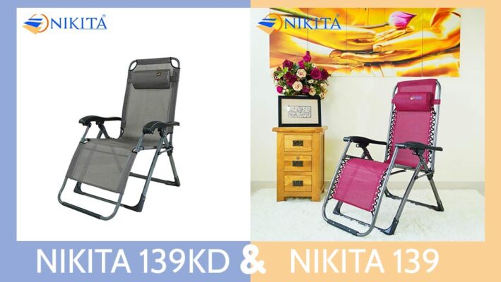 Phân biệt Ghế bố thư giãn NIKITA 139 & NIKITA 139KD
