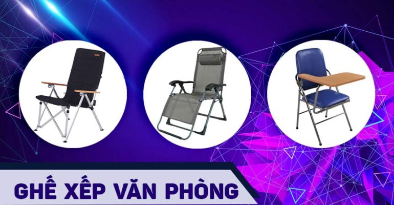 6 mẫu ghế xếp văn phòng tiện lợi cho không gian nhỏ