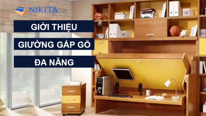 Các mẫu giường gấp gỗ hiện đại cho không gian sang trọng