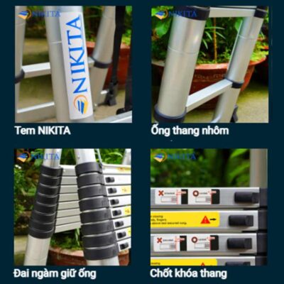 Cấu tạo thang chữ A 3M