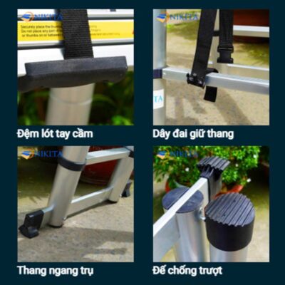 Cấu tạo thang chữ A 3M