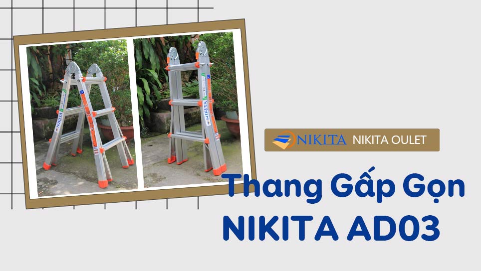Đặc điểm nổi bật của thang gấp gọn Nikita AD03