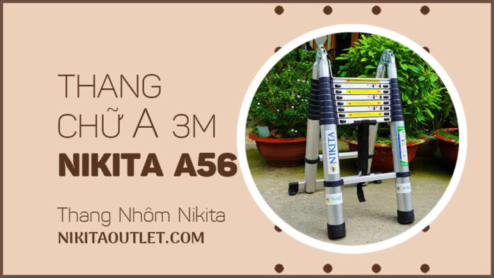 Thang chữ A 3M Nikita AI56 – Chiều cao lên đến 5,6 mét