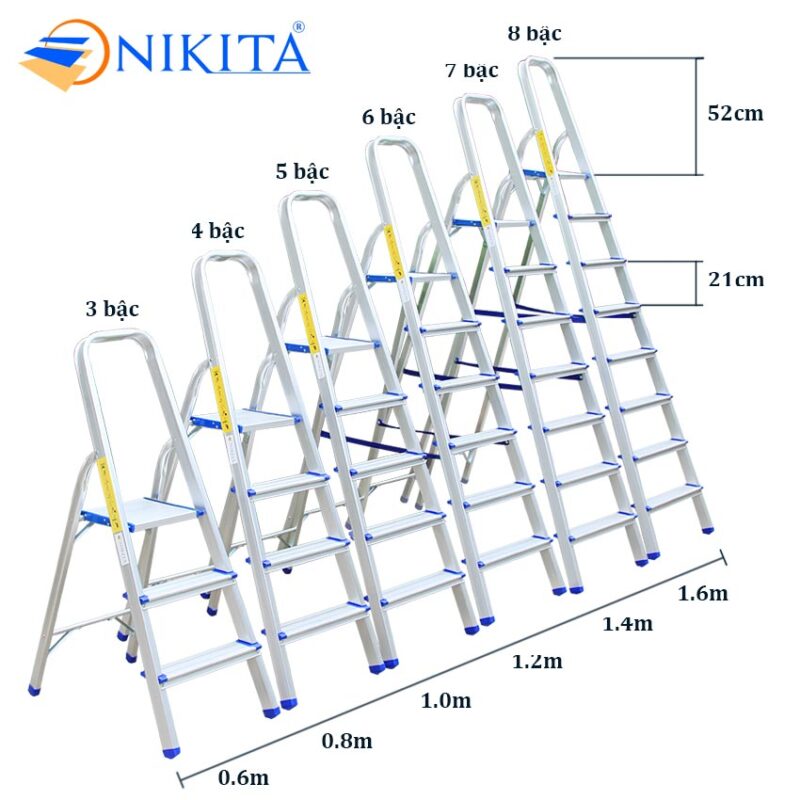 Ngoài NIKITA AL06, sản phẩm của Nikita còn có nhiều kích thước khác nhau