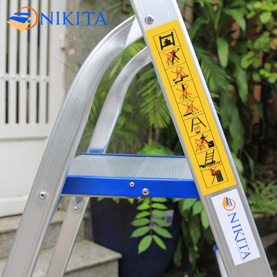 Thang ghế nhôm tay vịn NIKITA với mỗi chi tiết đều được thiết kế tỉ mỉ