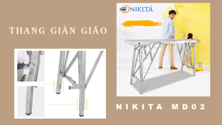 Thang giàn giáo gọn nhẹ tiện dụng NIKITA MD02