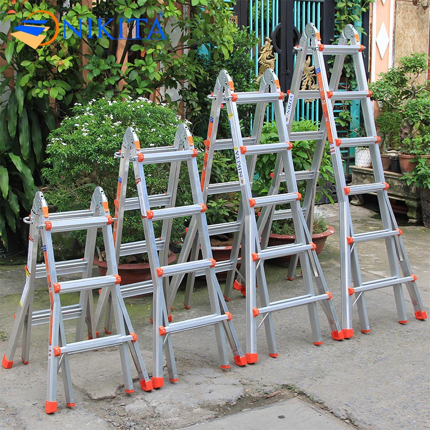 Kích thước các dòng thang nhôm AD của thương hiệu NIKITA