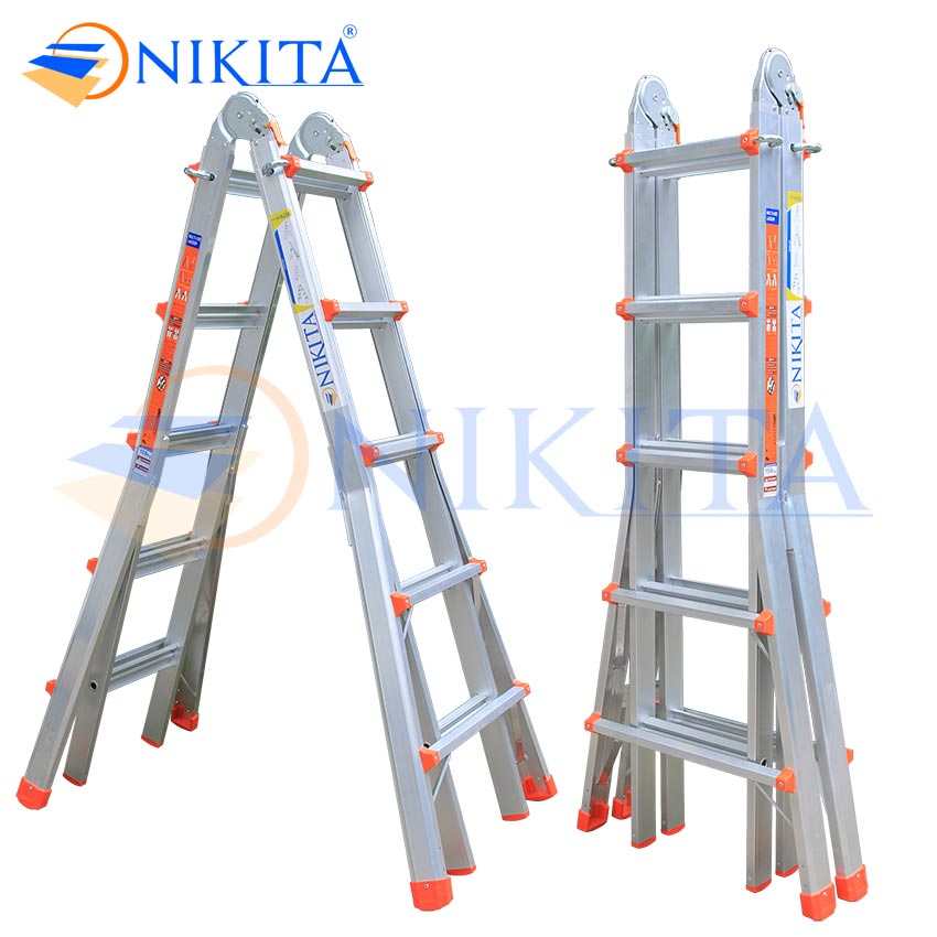 Thang nhôm gấp chữ A NIKITA AD05