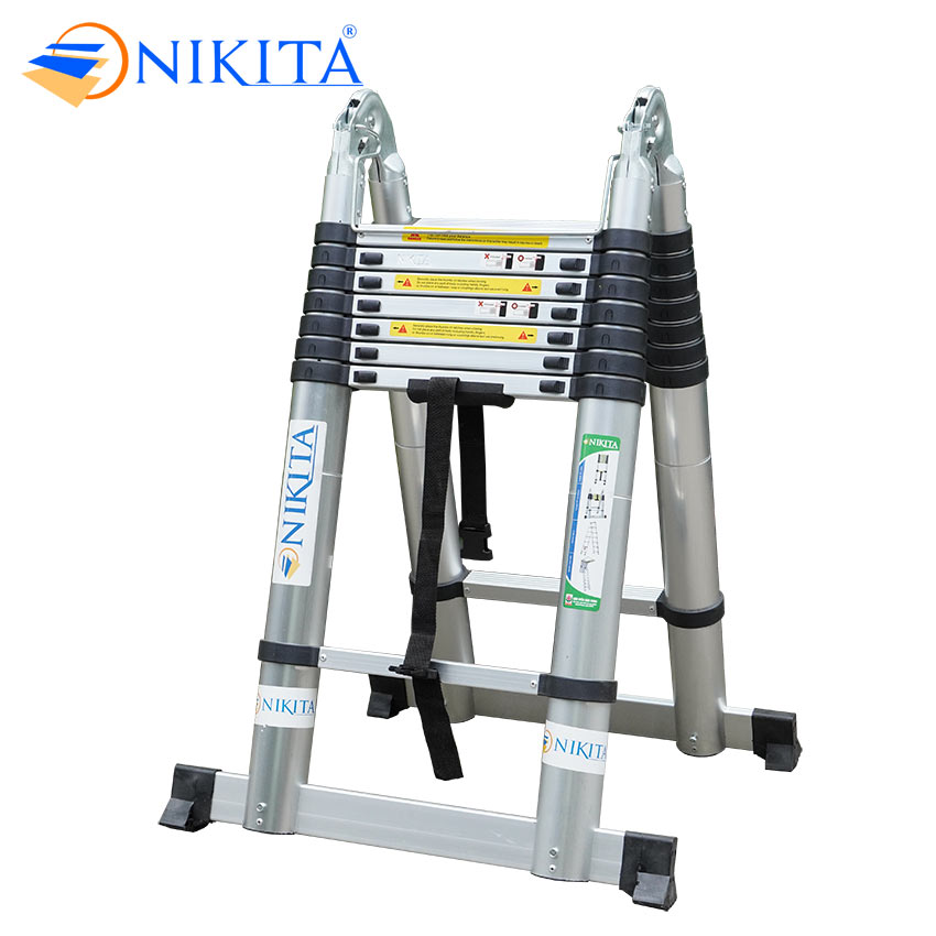Thang nhôm rút đôi đa năng tiện dụng NIKITA AI64