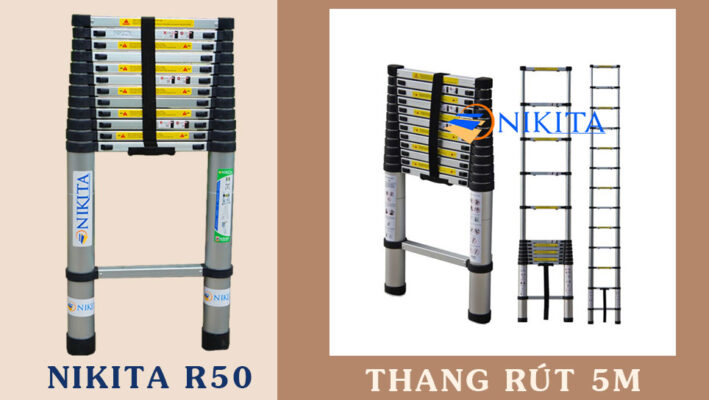 Thang rút 5m NIKITA R50 (5 mét)