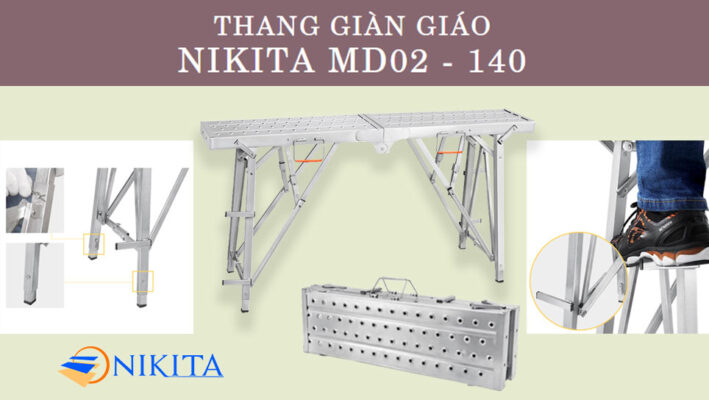 Thang giàn giáo NIKITA 1,4 mét MD02 140
