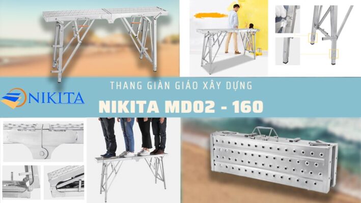 Thang giàn giáo xây dựng NIKITA 1,6 mét MD02 160