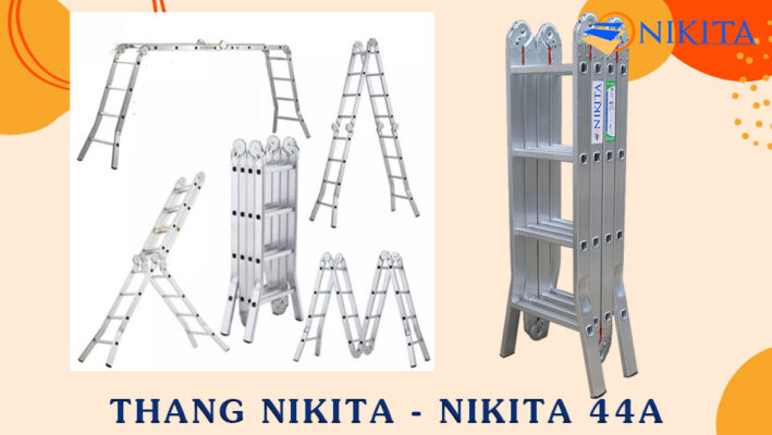 Thang Nikita gấp khúc 4,7 mét Nikita 44A