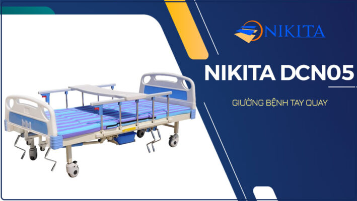 Giường bệnh tay quay Nikita DCN05