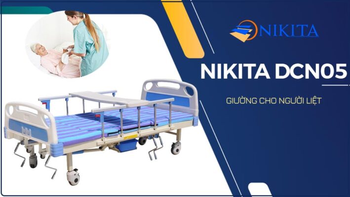 Giường cho người liệt Nikita DCN05 hỗ trợ bệnh nhân liệt nửa người