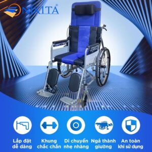 Xe lăn cho người tai biến NIKITA - N216-1