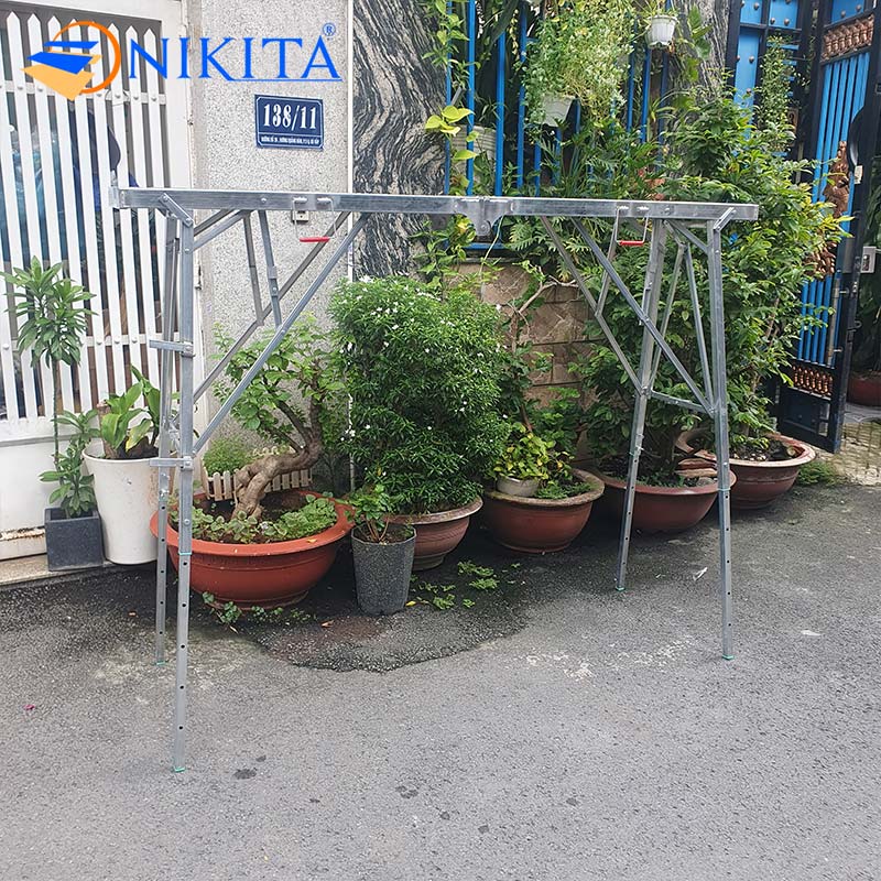 Ghế ngựa sắt, ghế con ngựa giàn giáo di dộng thông minh NIKITA MD30-200