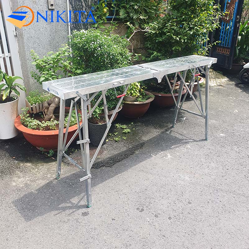 Ghế ngựa sắt, ghế con ngựa giàn giáo di dộng thông minh NIKITA MD30-200